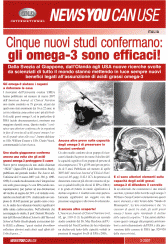 Cinque nuovi studi confermano : gli omega-3 sono efficaci !